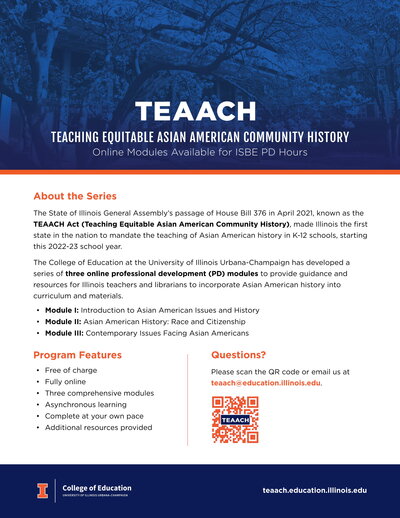 TEAACH PD flyer 